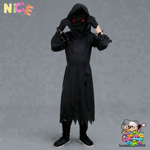 Trang Phục Thần Chết Halloween Cho Người Lớn - Bộ Áo Dài, Găng Tay, Mặt Nạ Chùm Đầu - Phong Cách Bí Ẩn, Hấp Dẫn 1.65m-1.8m