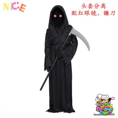 Trang Phục Thần Chết Halloween Cho Người Lớn - Bộ Áo Dài, Găng Tay, Mặt Nạ Chùm Đầu - Phong Cách Bí Ẩn, Hấp Dẫn 1.65m-1.8m
