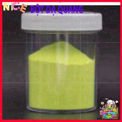 Bột Dạ Quang Vàng Chanh 40g - Epoxy Phát Sáng Trong Bóng Tối, Tạo Hiệu Ứng Nghệ Thuật Sáng Tạo Cho DIY và Trang Trí