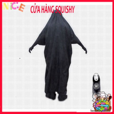 Bộ Cosplay Vô Diện Spirited Away - Áo Thời Trang Hóa Trang Halloween S-XL, Phụ Kiện Đầy Đủ cho Fan Anime Nhật Bản