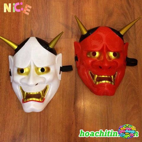 Mặt Nạ Hannya Chống Lão Hóa Da - Mặt Nạ Nhựa Cứng 22x28cm - Sản Phẩm Chăm Sóc Da Mặt Chất Lượng Cao