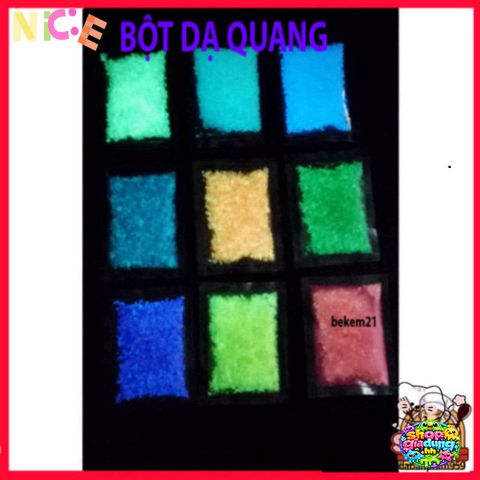 Bột Dạ Quang Đa Năng 10g - Sơn Phát Quang Nhiều Màu Cho Nghệ Thuật Bodypainting và Trang Trí Độc Đáo