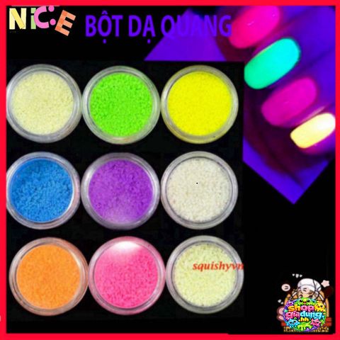 Bột Dạ Quang Đa Năng 10g - Sơn Phát Quang Nhiều Màu Cho Nghệ Thuật Bodypainting và Trang Trí Độc Đáo