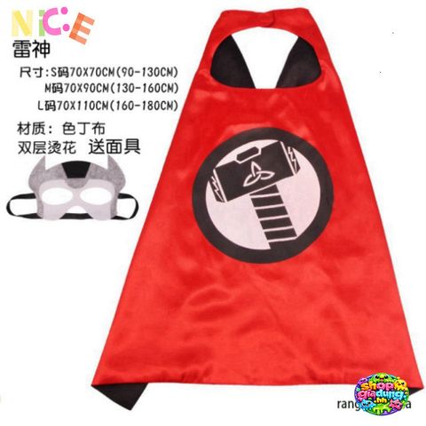 Khăn Choàng Siêu Anh Hùng Đôi Mặt Cho Bé - Hình Ảnh Thor, Batman, Hulk & Spider-Man - Quà Tặng Sinh Nhật & Halloween Thú Vị