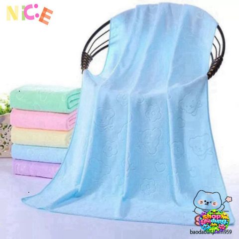Khăn Tắm Xuất Nhật 140x70cm - Mềm Mại, Thấm Hút Nước Tốt, Đa Dạng Màu Sắc Cho Gia Đình, Kháng Khuẩn & An Toàn Cho Da Trẻ Em