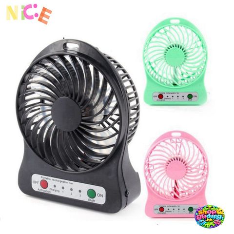 Quạt Sạc Pin Di Động - Quạt Mini 3 Chế Độ Mát Tiện Lợi Cho Mọi Nơi - Quạt Cầm Tay Hồng Kông