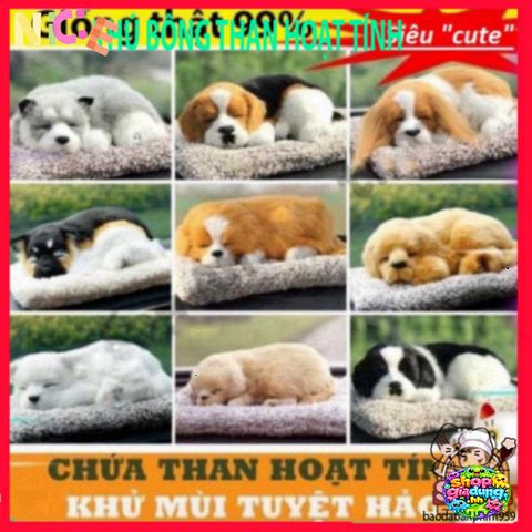 Thú Bông Khử Mùi Ô Tô - Mềm Mại, Đáng Yêu Có Lõi Than Hoạt Tính, Trang Trí Xe Hơi, Quà Tặng Dễ Thương Cho Gia Đình