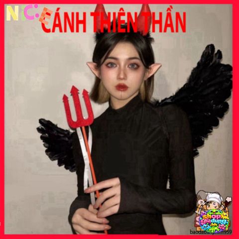Cánh Quỷ Lông Vũ Cho Bé - Phụ Kiện Halloween & Giáng Sinh Cosplay, Đối Tượng Trẻ Em - Độc Đáo, Siêu Bền, Nhiều Kích Cỡ