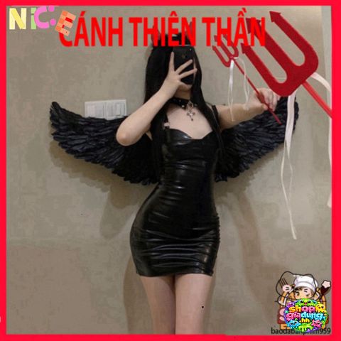 Cánh Quỷ Lông Vũ Cho Bé - Phụ Kiện Halloween & Giáng Sinh Cosplay, Đối Tượng Trẻ Em - Độc Đáo, Siêu Bền, Nhiều Kích Cỡ