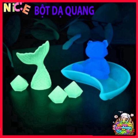 Bột Dạ Quang Siêu Sáng 10g - Màu Sắc Rực Rỡ, Phát Sáng Trong Bóng Tối, Trang Trí Độc Đáo Cho Nghệ Thuật và Không Gian Sống