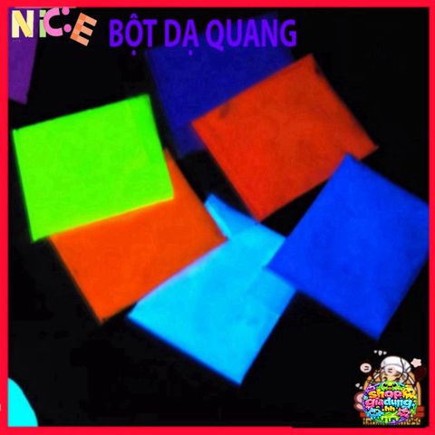 Bột Dạ Quang Siêu Sáng 10g - Màu Sắc Rực Rỡ, Phát Sáng Trong Bóng Tối, Trang Trí Độc Đáo Cho Nghệ Thuật và Không Gian Sống