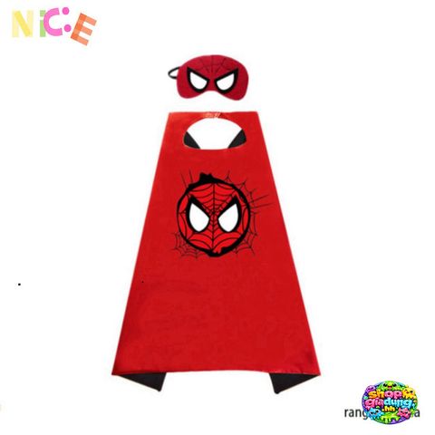 Áo Choàng Hóa Trang Avengers Siêu Anh Hùng với Mặt Nạ - Đồ Chơi Thời Trang Tươi Sáng cho Bé Yêu, Kích Thước 70 x 90 cm