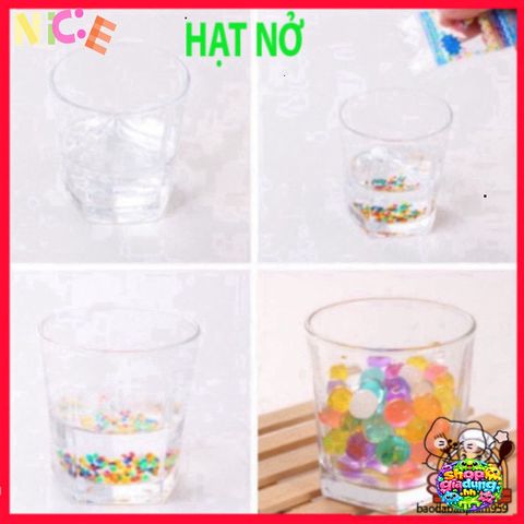 Bộ 5 Gói Hạt Nở Tinh Thể Trân Châu Đa Màu - Nguyên Liệu Tạo Slime, Trang Trí Cây Cảnh, Thủ Công Sáng Tạo