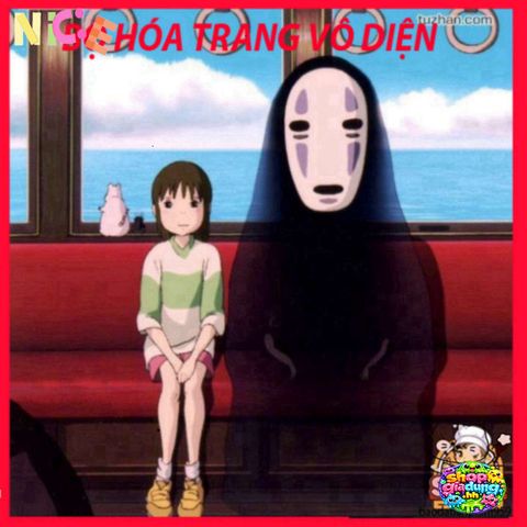 Bộ Hóa Thân Áo Choàng Đen và Mặt Nạ Vô Diện VBJ80 - Phong Cách Spirited Away Cho Mọi Lứa Tuổi, Đồ Hóa Trang Thú Vị
