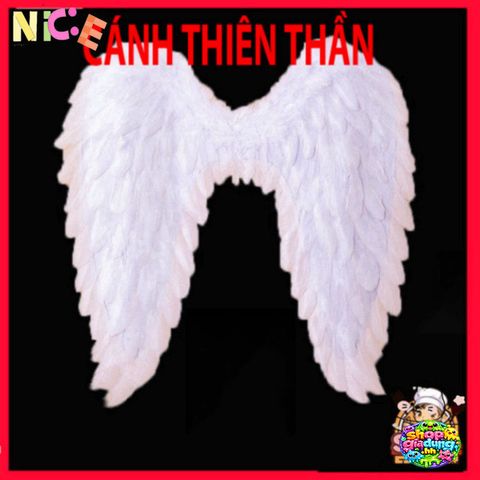 Cánh Cục Cưng Cosplay Trắng Huyền Ảo - Trang Phục Hóa Trang Cho Bé và Người Lớn, Lễ Hội & Chụp Ảnh