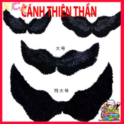 Cánh Cục Cưng Cosplay Trắng Huyền Ảo - Trang Phục Hóa Trang Cho Bé và Người Lớn, Lễ Hội & Chụp Ảnh