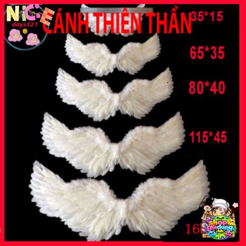 Cánh Cục Cưng Cosplay Trắng Huyền Ảo - Trang Phục Hóa Trang Cho Bé và Người Lớn, Lễ Hội & Chụp Ảnh