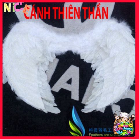 Cánh Cục Cưng Cosplay Trắng Huyền Ảo - Trang Phục Hóa Trang Cho Bé và Người Lớn, Lễ Hội & Chụp Ảnh