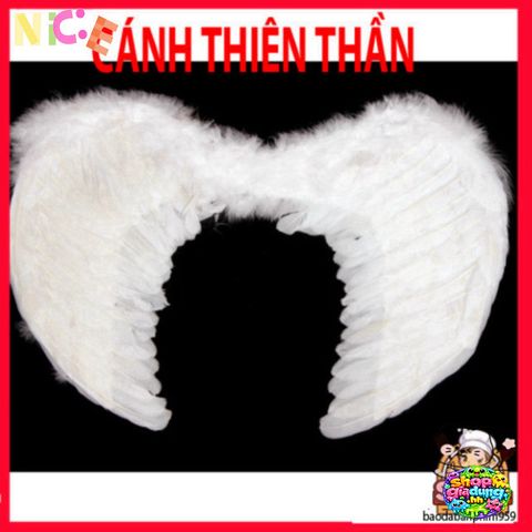 Cánh Cục Cưng Cosplay Trắng Huyền Ảo - Trang Phục Hóa Trang Cho Bé và Người Lớn, Lễ Hội & Chụp Ảnh