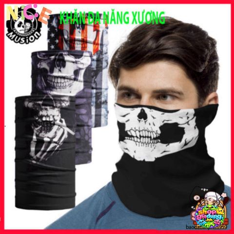 Áo Khẩu Trang Đa Năng Musion - Bảo Vệ UV, Thoáng Khí, 12 Cách Đeo, Phù Hợp Khi Đi Mô Tô và Ngoài Trời