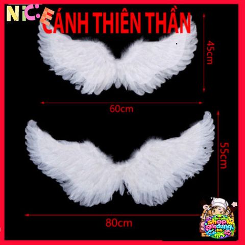 Cánh Lông Vũ Trẻ Em - Phụ Kiện Thiên Thần Trắng Dễ Thương, Chất Liệu Tự Nhiên, Hoàn Hảo Cho Tiệc Hóa Trang và Sự Kiện Đặc Biệt