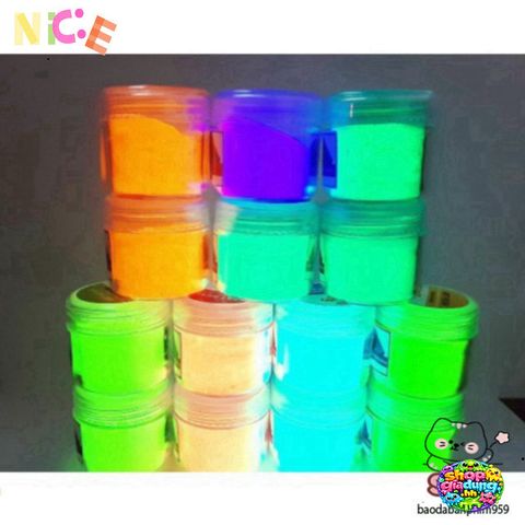 Bột Dạ Quang 40g Đủ Màu Tự Chọn - Sử Dụng Nghệ Thuật, Đúc Tượng, Vẽ Tranh, Phát Sáng Trong Đêm - Trường Thịnh Epoxy