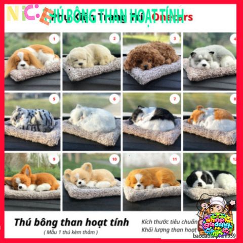 Gấu Bông Khử Mùi Than Hoạt Tính 200G - Phụ Kiện Ô Tô Trang Trí, Hút Ẩm Cho Không Gian Sống Trong Sạch, Đáng Yêu