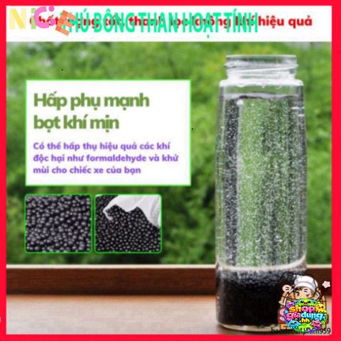Gấu Bông Khử Mùi Than Hoạt Tính 200G - Phụ Kiện Ô Tô Trang Trí, Hút Ẩm Cho Không Gian Sống Trong Sạch, Đáng Yêu