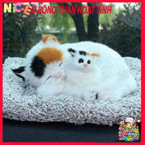 Gấu Bông Khử Mùi Xe Shiba Mẹ Con - Đồ Chơi Thú Cưng Dễ Thương Bằng Than Hoạt Tính, Phụ Kiện Trang Trí Xe Hơi