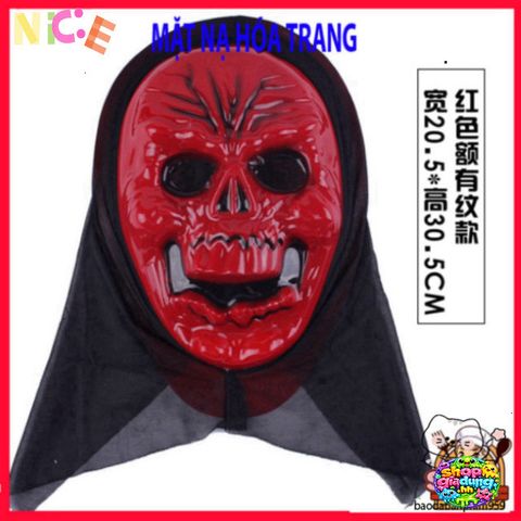 Mặt Nạ Scream Đen Halloween - Phụ Kiện Thời Trang Ma Quái Cho Buổi Tiệc Hóa Trang