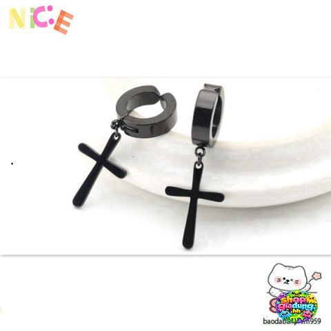 Khuyên Tai Titan Hình Thánh Giá BTN-6065 - Phụ Kiện Thời Trang Cao Cấp Phong Cách Hàn Quốc Cho Nam Nữ, Xu Hướng 2023