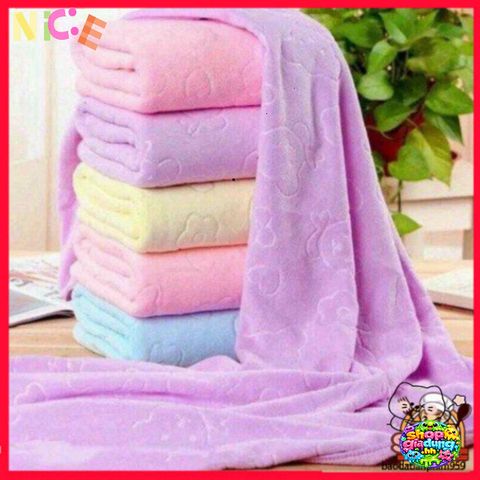 Khăn Tắm Nhật Bản Microfiber Nano 140x70cm - Cao Cấp, Thấm Hút Nhanh, Nhiều Màu Sắc - 5 Miếng Tiện Lợi Cho Du Lịch & Tập Gym