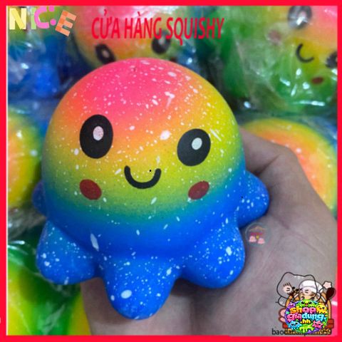 Đồ Chơi Squishy Dễ Thương Hình Bạch Tuộc - Món Quà Tuyệt Vời Cho Trẻ Em & Người Lớn, An Toàn & Bền Bỉ.