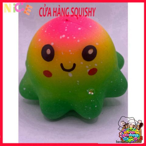 Đồ Chơi Squishy Dễ Thương Hình Bạch Tuộc - Món Quà Tuyệt Vời Cho Trẻ Em & Người Lớn, An Toàn & Bền Bỉ.