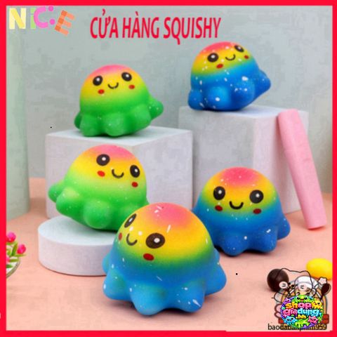 Đồ Chơi Squishy Dễ Thương Hình Bạch Tuộc - Món Quà Tuyệt Vời Cho Trẻ Em & Người Lớn, An Toàn & Bền Bỉ.