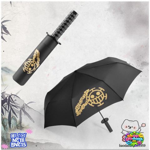 Ô Dù Katana 8 Nan Phong Cách Kiếm Nhật - Phụ Kiện Thời Trang Độc Đáo Chống Nắng Mưa, Chiếc Ô Đa Năng Tặng Quà Ý Nghĩa