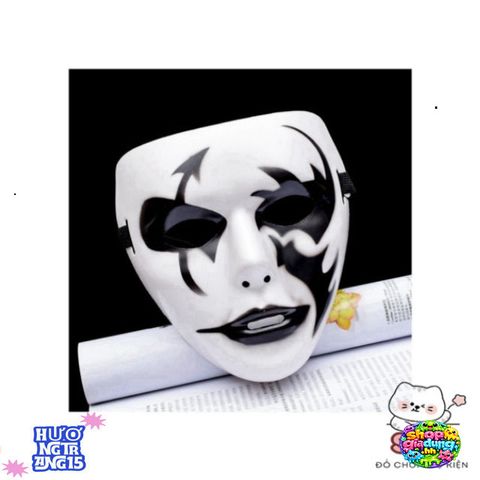 Mặt Nạ Ma Hóa Trang Halloween - Phụ Kiện Tiệc Hóa Trang Độc Đáo, An Toàn Cho Gia Đình, Thích Hợp Cho Mọi Lứa Tuổi