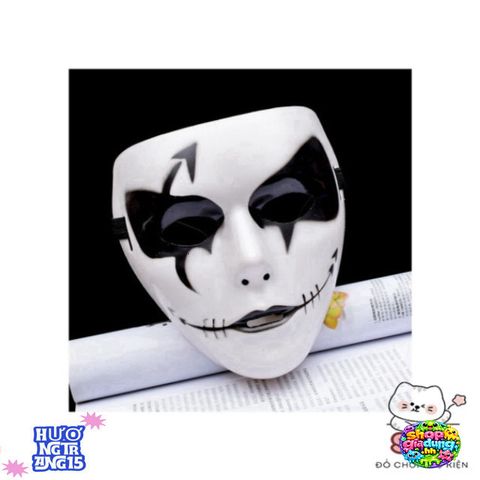 Mặt Nạ Ma Hóa Trang Halloween - Phụ Kiện Tiệc Hóa Trang Độc Đáo, An Toàn Cho Gia Đình, Thích Hợp Cho Mọi Lứa Tuổi