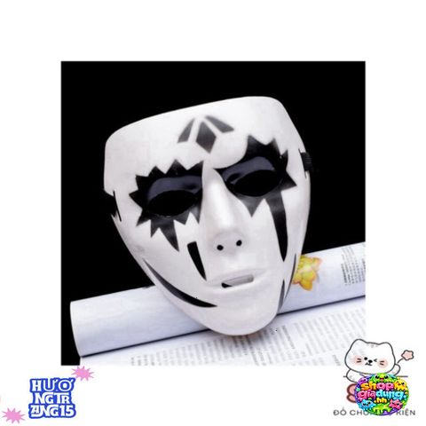 Mặt Nạ Ma Hóa Trang Halloween - Phụ Kiện Tiệc Hóa Trang Độc Đáo, An Toàn Cho Gia Đình, Thích Hợp Cho Mọi Lứa Tuổi