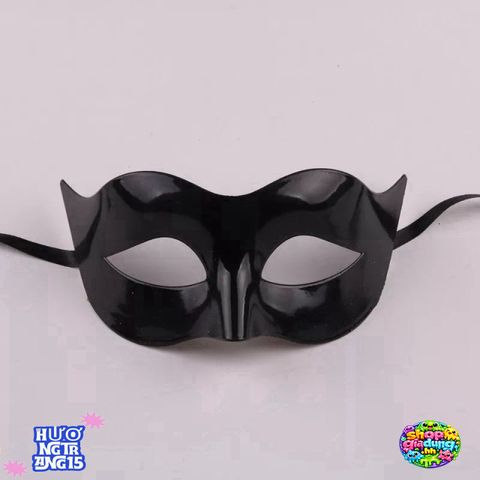 Khẩu Trang Nửa Mặt Hình Tròn Kháng Khuẩn - Mặt Nạ Tiệc Hóa Trang Halloween Chất Liệu Nhựa Dẻo, Kích Thước 9x18cm