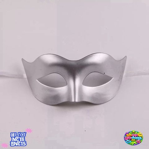 Khẩu Trang Nửa Mặt Hình Tròn Kháng Khuẩn - Mặt Nạ Tiệc Hóa Trang Halloween Chất Liệu Nhựa Dẻo, Kích Thước 9x18cm