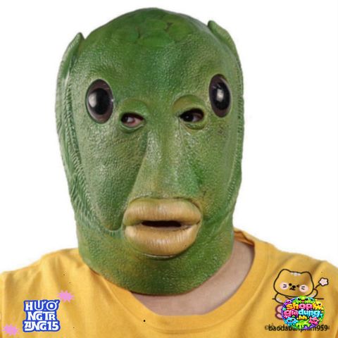 Mũ Đội Đầu Halloween Benbo Pa - Phụ Kiện Cá Xanh Độc Đáo Cho Tiệc Hóa Trang, Lễ Hội Và Sự Kiện Thú Vị