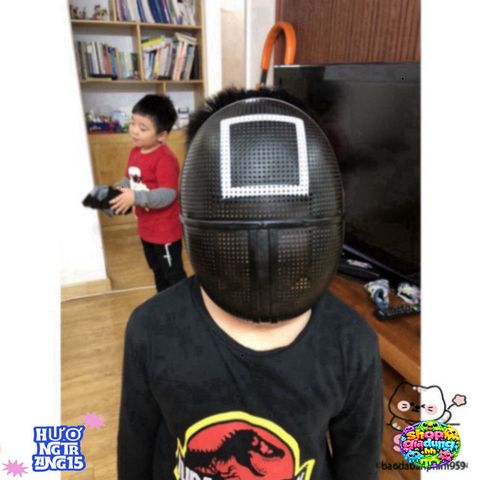 Mặt Nạ Trò Chơi Con Mực Halloween - Phụ Kiện Hóa Trang Độc Đáo Cho Tiệc & Lễ Hội - An Toàn & Thoải Mái Thiết Kế