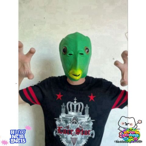 Mặt Nạ Quỷ Cá Xanh Halloween - Phụ Kiện Cosplay Độc Đáo Dành Cho Trẻ Em, Thích Hợp Cho Tiệc Hóa Trang, Tạo Dựng Phong Cách Riêng Biệt