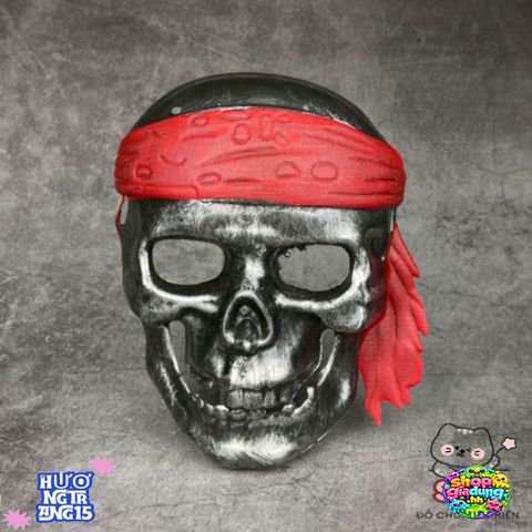 Mặt Nạ Đầu Lâu Cướp Biển 3D - Phụ Kiện Cosplay Độc Đáo Cho Halloween - Nghệ Thuật và Phong Cách Ấn Tượng