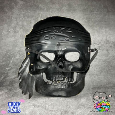 Mặt Nạ Đầu Lâu Cướp Biển 3D - Phụ Kiện Cosplay Độc Đáo Cho Halloween - Nghệ Thuật và Phong Cách Ấn Tượng