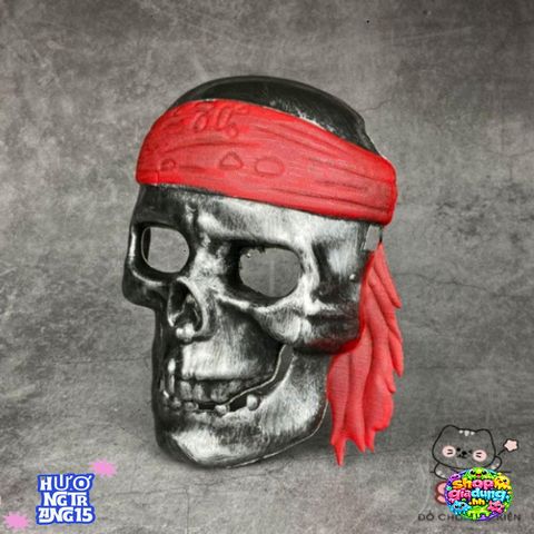 Mặt Nạ Đầu Lâu Cướp Biển 3D - Phụ Kiện Cosplay Độc Đáo Cho Halloween - Nghệ Thuật và Phong Cách Ấn Tượng