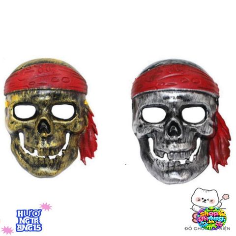Mặt Nạ Đầu Lâu Cướp Biển 3D - Phụ Kiện Cosplay Độc Đáo Cho Halloween - Nghệ Thuật và Phong Cách Ấn Tượng