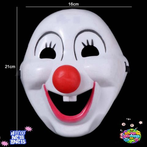 Mặt Nạ Chú Hề Halloween PVC - Phụ Kiện Hóa Trang Đầy Ma Mị Cho Bữa Tiệc Halloween Vui Nhộn