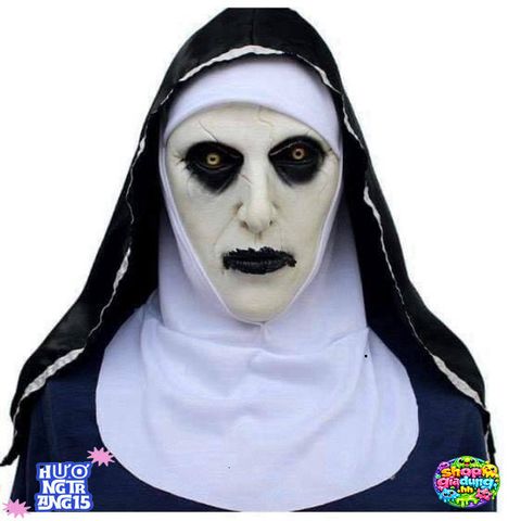 Mặt Nạ Valak Kinh Hoàng - Halloween Horror Movie Mask Cao Su Rùng Rợn Dành Cho Fan Phim Ma Sơ
